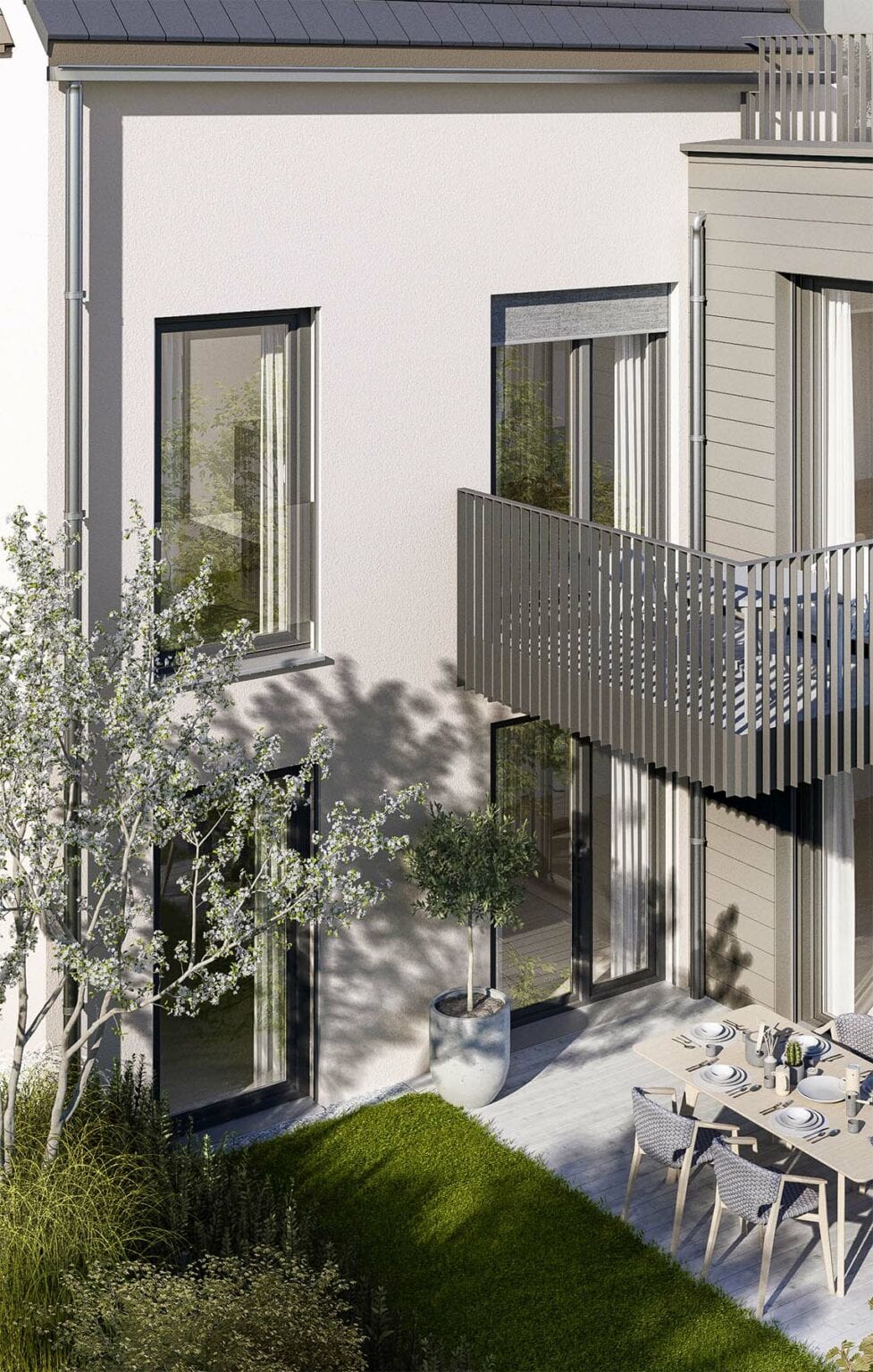 Waldmeisterstraße Außenansicht Fassade