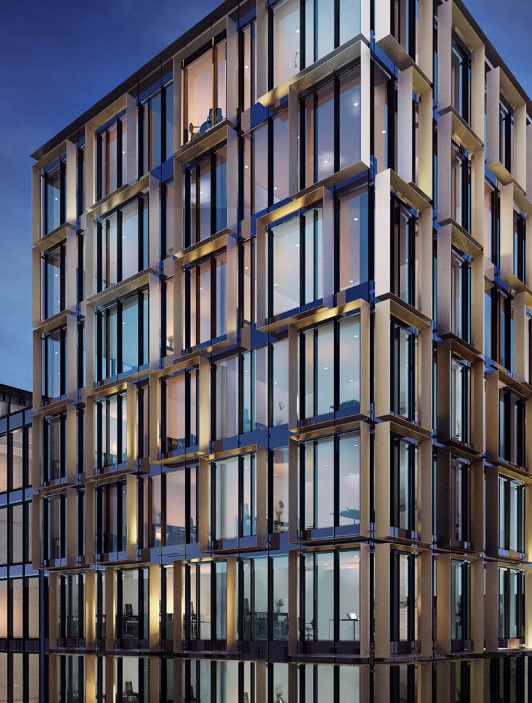 Fassadendetial Nove im Arnulfpark München