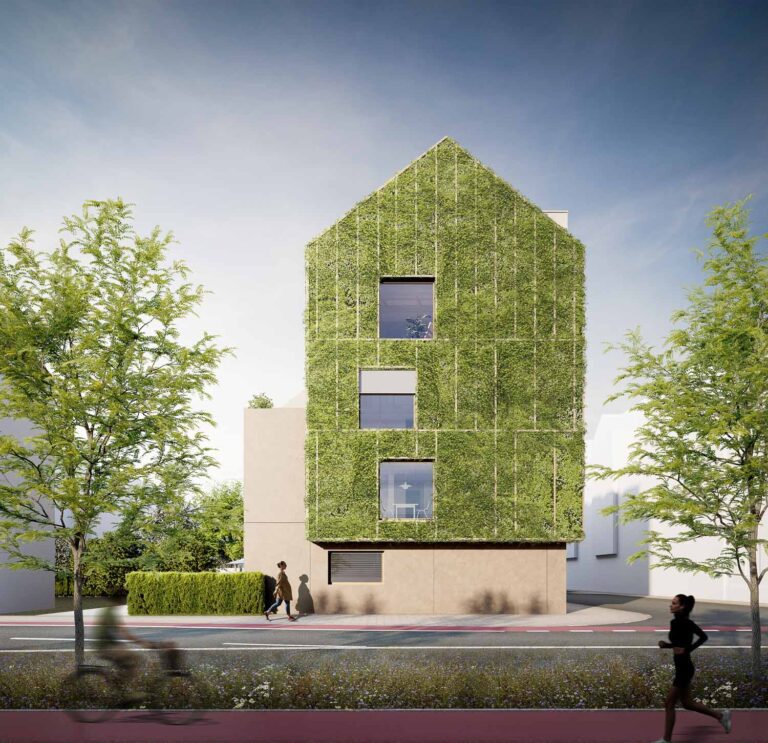 Aussenerspektive Ansicht Raumwerk Mauss Bau